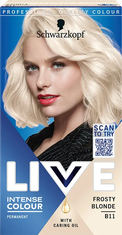 Schwarzkopf barva za lase - Live Intense Colour - B11 Frosty Bonde