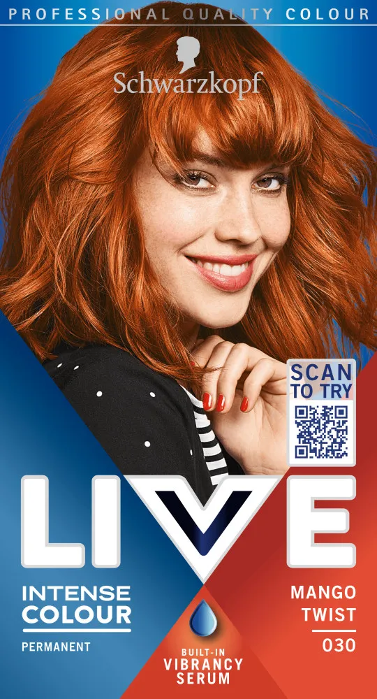 Schwarzkopf barva za lase - Live Intense Colour - 030 Mango Twist