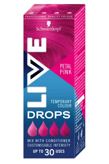 Schwarzkopf Live barva za lase - Color Drops - Petal Pink
