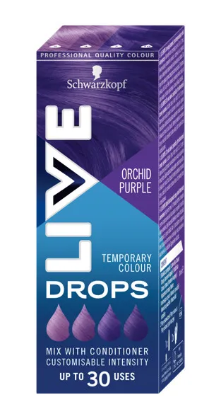 Schwarzkopf Live barva za lase - Color Drops - Orchid Purple