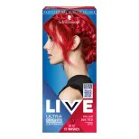 Schwarzkopf barva za lase - Live Ultra Brights Or Pastel - 92 Pillar Box Red // Blago z napako